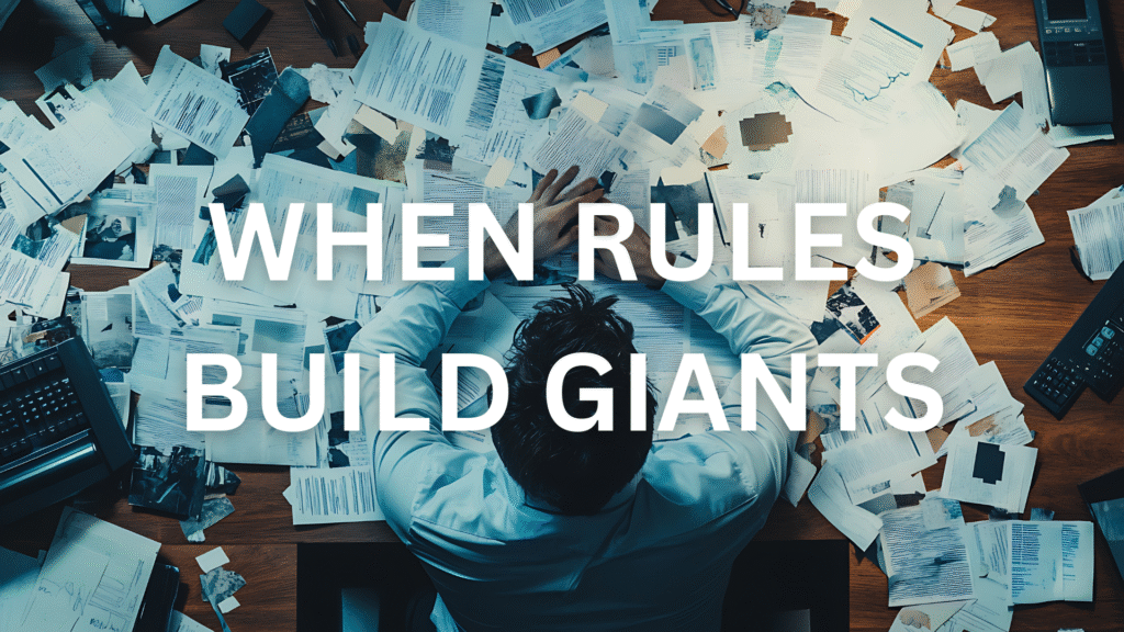 WHEN RULES BUILD GIANTS WHEN RULES BUILD GIANTS