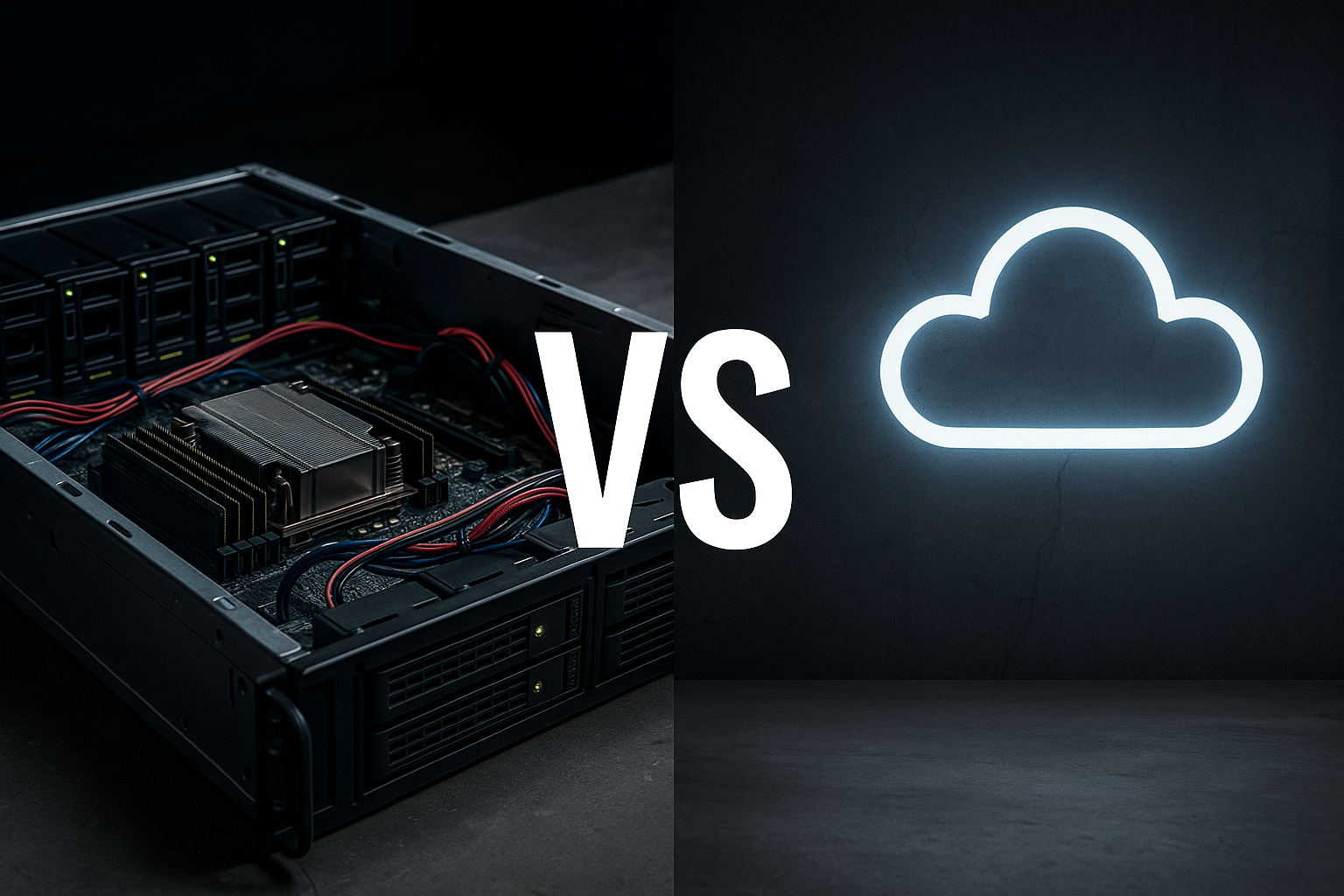 Real Hardware vs the Cloud