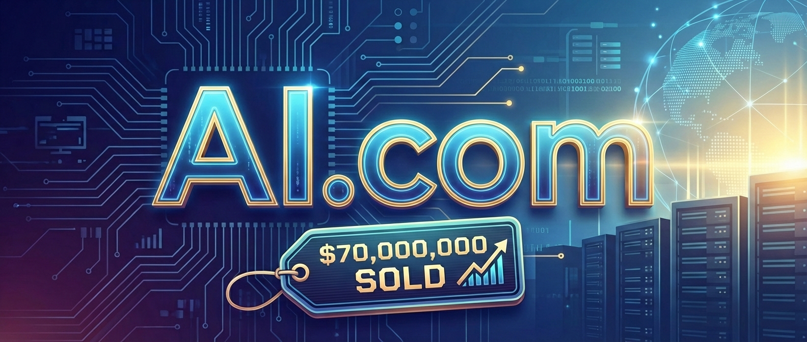 Premium domain value explained: AI.com sold for $70 million. Premium domain value explained: AI.com sold for $70 million.